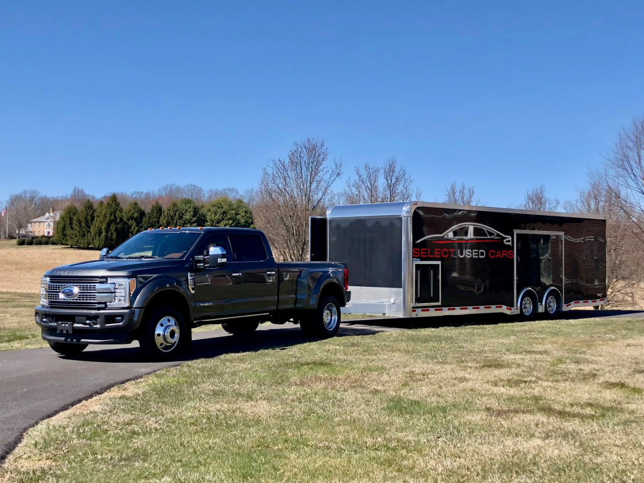 Exclusive shipping with dedicated enclosed trailer